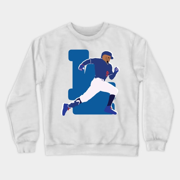 Mookie Betts L.A Dodgers Crewneck Sweatshirt by Jackshun